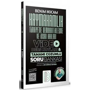 Kaymakamlık Türkiye`de Demokratikleşme ve İnsan Hakları Video Ders Notları ve Tamamı Çözümlü Soru Bankası