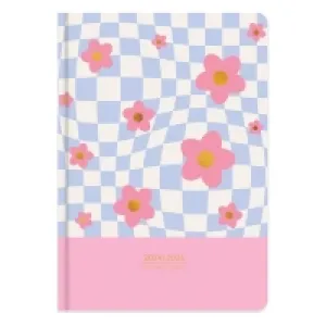 Keskin Color 17*24 Ciltli Akademik Ajanda  Çiçekli Dama 830224-99