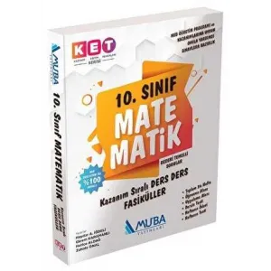 KET Serisi 10. Sınıf Matematik Defter ve Kitap Muba Yayınları