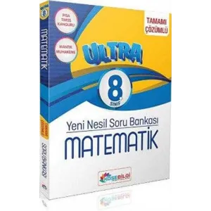 Köşebilgi Yayınları 8. Sınıf Ultra Matematik Çözümlü Soru Bankası