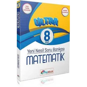 Köşebilgi Yayınları 8. Sınıf Ultra Matematik Soru Bankası Çözümsüz