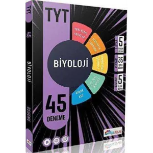 Köşebilgi Yayınları TYT Biyoloji Video Çözümlü 45 Branş Deneme