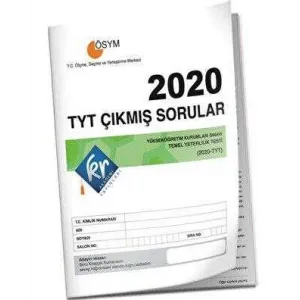 KR Akademi Yayınları 2020 TYT Çıkmış Sorular Tıpkı Basım Kitapçığı
