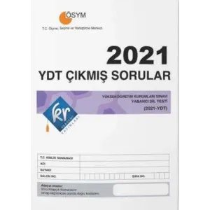 KR Akademi Yayınları 2021 YDT Çıkmış Sorular Tıpkı Basım Kitapçığı