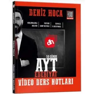 KR Akademi Yayınları Deniz Hoca 59 Günde AYT Edebiyat Video Ders Notları