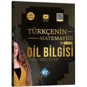 KR Akademi Yayınları Gamze Hoca Türkçenin Matematiği Tüm Sınavlar İçin 21 Günde Dil Bilgisi Video Ders Kitabı