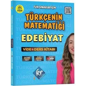 KR Akademi Yayınları Gamze Hoca Türkçenin Matematiği Tüm Sınavlar İçin Edebiyat Video Ders Kitabı