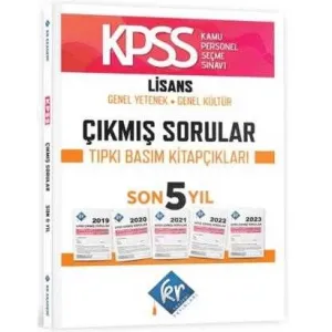 KR Akademi Yayınları KPSS Genel Yetenek Genel Kültür Çıkmış Sorular Son 5 Yıl Tıpkı Basım Fasikülleri