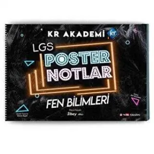 KR Akademi Yayınları LGS Fen Bilimleri Poster Notları