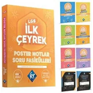 KR Akademi Yayınları LGS İlk Çeyrek Poster Notlar Soru Fasikülleri