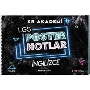 KR Akademi Yayınları LGS İngilizce Poster Notlar