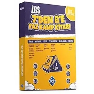 KR Akademi Yayınları LGS Tüm Dersler 7`den 8`e Yaz Kamp Kitabı