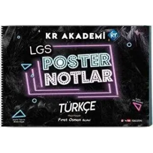KR Akademi Yayınları LGS Türkçe Poster Notları