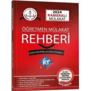 KR Akademi Yayınları MEB Öğretmen Kameralı Mülakat Rehberi
