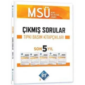 KR Akademi Yayınları MSÜ Çıkmış Sorular Son 5 Yıl Tıpkı Basım Fasikülleri
