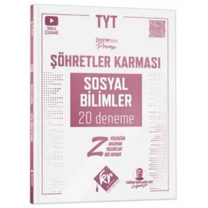 KR Akademi Yayınları TYT Şöhretler Karması Sosyal Bilimler 20 Deneme