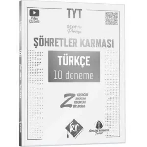 KR Akademi Yayınları TYT Şöhretler Karması Türkçe 10 Deneme