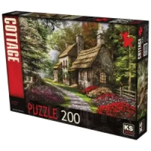 Ks Games Puzzle 200 Carnation Cottage 24009