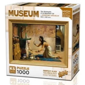 Ks Games Puzzle Yetişkin 1000 Parça The Obsequies Of An Egyptian Cat 20668