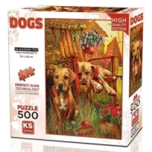 Ks Games Puzzle Yetişkin 500 Parça Up And Down Time 20067