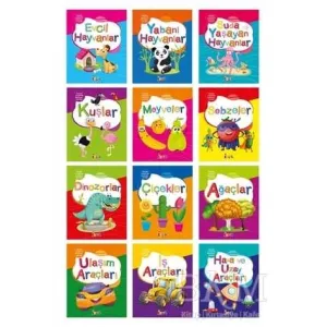 Küçük Kaşifin Boyama Kitabı 12 Kitap Takım