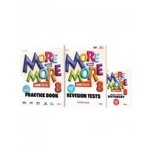 Kurmay ELT 8. Sınıf More and More Pratice Book - Dictionary - Revision Tests 3` lü Set