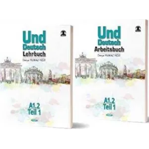 Kurmay Yayınları 2021 Almanca Und Deutsch Lehrbuch A1.2 Teil 1 and Arbeitsbuch A1.2 Teil 3 Kurmay ELT Yayınları
