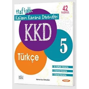 Kurmay Yayınları 5. Sınıf Türkçe KKD 42 Fasikül Haftalık Kazanım Denemeleri