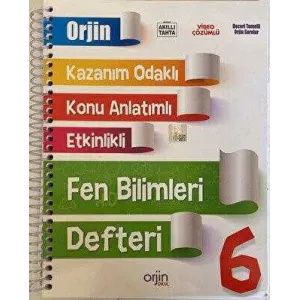 Kurmay Yayınları 6. Sınıf Fen Bilimleri Akıllı Defter