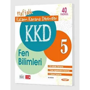 Kurmay Yayınları KKD 5. Sınıf Fen Bilimleri Haftalık Kazanım Kavrama Denemeleri