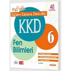 Kurmay Yayınları KKD 6. Sınıf Fen Bilimleri Haftalık Kazanım Kavrama Denemeleri