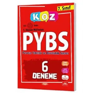 Kurmay Yayınları KOZ 7. Sınıf PYBS 6 Deneme