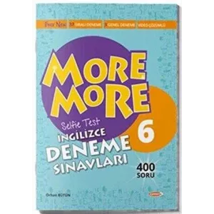 Kurmay Yayınları More and More English 6 Selfie Test