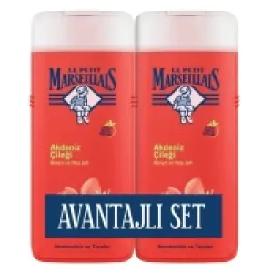 Le Petit Marseillals Duş Jeli 400ml 1+1 Avantaj Paket Akdeniz Çileği 636184 *6
