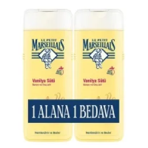 Le Petit Marseillals Duş Jeli 400ml 1+1 Avantaj Paket Vanilya Sütü 637105 *6