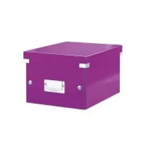 Leitz 60430062 Wow C&amp;s Küçük Boy Kutu Metalik Mor