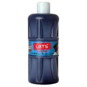 Lets L-5309 Akrilik Boya 500 Ml Siyah