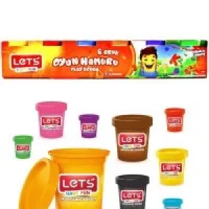 Lets L-8260 Oyun Hamuru 6 Renk 336gr.