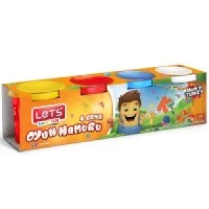Lets L-8440 Oyun Hamuru Normal 4 Renk 460 Gr.