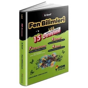 LGS 8. Sınıf Fen Bilimleri 15 Deneme