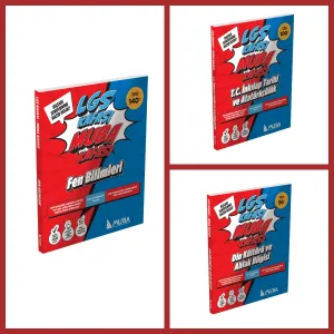 LGS KAFASI - MUBA KAFASI Fen - İnkılap Tarihi ve Din Kültürü Set Soru Bankası !!!