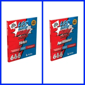 LGS KAFASI - MUBA KAFASI Türkçe ve İnkılap Tarihi Set Soru Bankası !!!