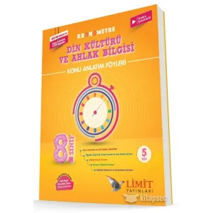 Limit Yayınları 8. Sınıf Din Kültürü ve Ahlak Bilgisi Konu Anlatım Föyleri