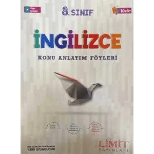 Limit Yayınları 8. Sınıf İngilizce Konu Anlatım Föyleri