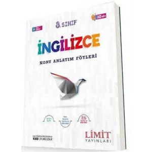 Limit Yayınları 8. Sınıf İngilizce Konu Anlatım Föyleri