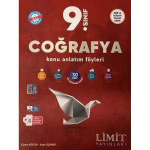 Limit Yayınları 9. Sınıf Coğrafya Konu Anlatım Föyleri