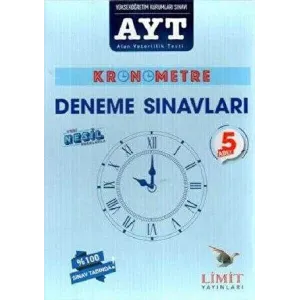Limit Yayınları AYT Kronometre Deneme Sınavları