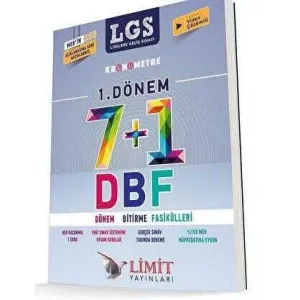 Limit Yayınları LGS Kronometre 1. Dönem 7+1 Dönem Bitirme Fasikülleri