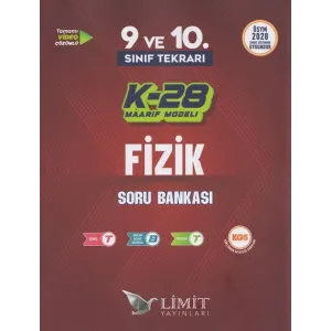 Limit Yayınları TYT 9. ve 10. Sınıf Fizik Tekrarı K-28 Maarif Model Soru Bankası