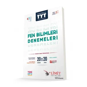 Limit Yayınları TYT Fen Bilimleri 20x20 Denemeleri